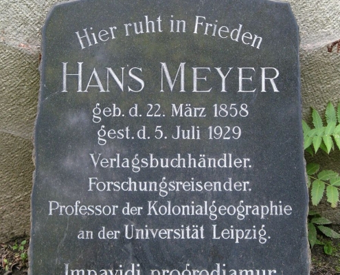 Hans Meyer Grabstein