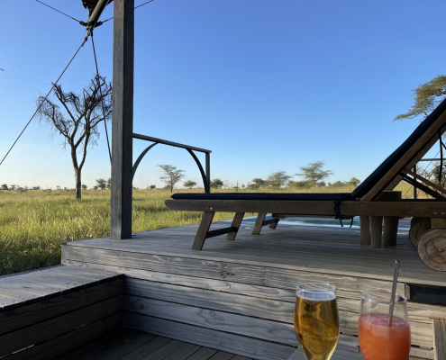 Privater Plunge Pool und Sonnenliege Lemala Serengeti