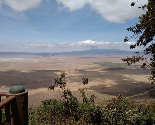Aussicht auf Ngorongoro Krater Trockenzeit