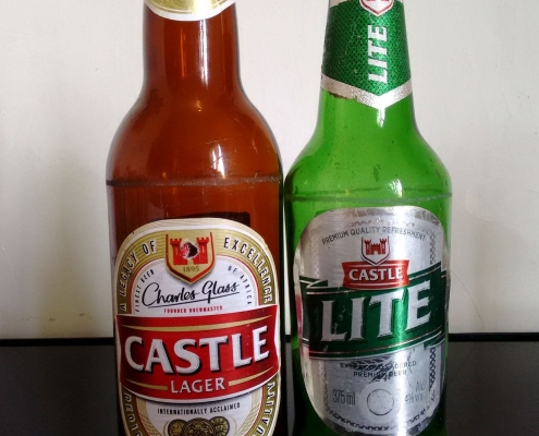Tansania Bier Castle Lager und Castle Lite