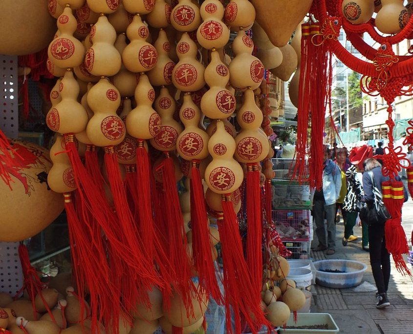 Dekorative Kalabassenfrüchte zum Verkauf in China