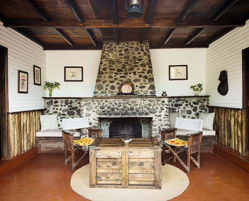 Mount Meru Game Lodge Wohnzimmer